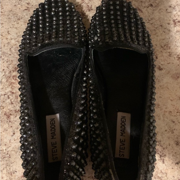 Steve Madden • Black studded Flats 🥿 size 8. Studlly - Picture 4 of 11